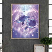 Load image into Gallery viewer, Diamond Painting - Full Round - dolphin (50*60CM)
