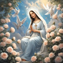 Load image into Gallery viewer, Diamond Painting - Full Round - virgin mary (30*30CM)