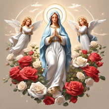 Load image into Gallery viewer, Diamond Painting - Full Round - virgin mary (30*30CM)