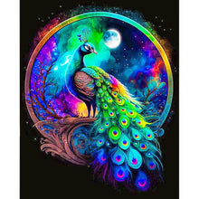 Load image into Gallery viewer, Diamond Painting - Full Round - Colorful peacock (40*50CM)