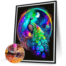 Load image into Gallery viewer, Diamond Painting - Full Round - Colorful peacock (40*50CM)