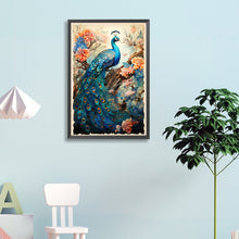 Load image into Gallery viewer, Diamond Painting - Full Round - Peacock and flower tree (40*60CM)