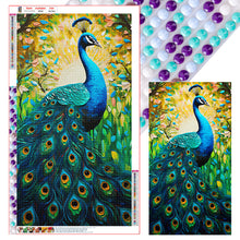 Load image into Gallery viewer, Diamond Painting - Full Round - Peacock in painting (40*70CM)