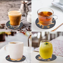 Load image into Gallery viewer, 8 Pcs Acrylic Diamond Painting Coasters with Holder for Beginner (Corgi Puppy)