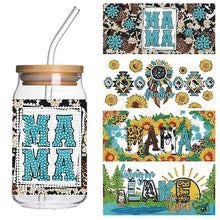 Load image into Gallery viewer, 4 Pcs Animal Cartoon Diamond Sticker Girl Queen Diamond Painting Sticker for Cup