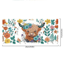 Load image into Gallery viewer, 4 Pcs Animal Cartoon Diamond Sticker Girl Queen Diamond Painting Sticker for Cup