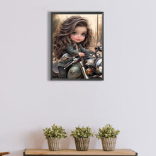 Load image into Gallery viewer, Diamond Painting - Full Square - sweet cool girl (30*40CM)