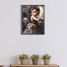 Load image into Gallery viewer, Diamond Painting - Full Square - sweet cool girl (30*40CM)