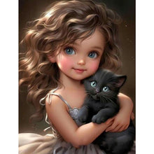 Load image into Gallery viewer, Diamond Painting - Full Square - sweet cool girl (30*40CM)