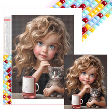 Load image into Gallery viewer, Diamond Painting - Full Square - Cute girl character series (40*50CM)