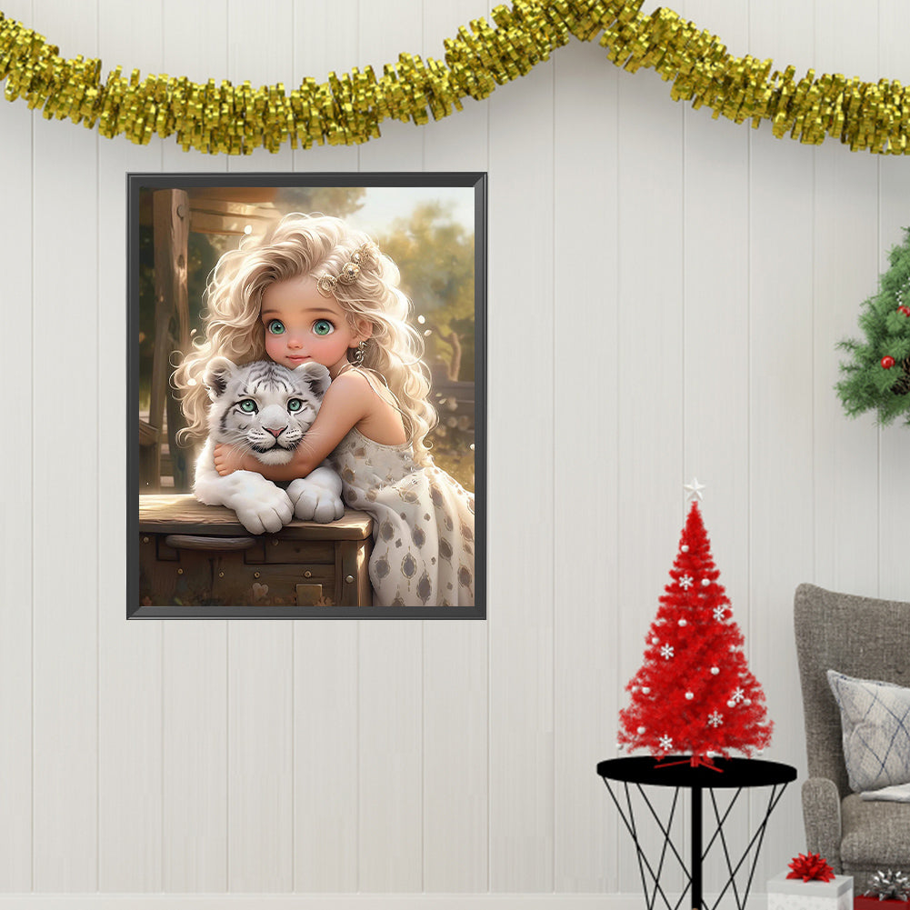 Diamond Painting - Full Square - Cute girl character series (40*50CM)
