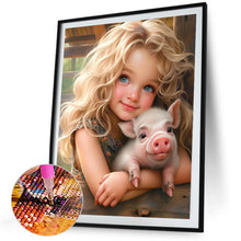Load image into Gallery viewer, Diamond Painting - Full Square - Cute girl character series (40*50CM)