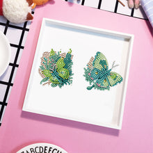 Load image into Gallery viewer, 6 Pcs Diamond Painting Magnets Refrigerator for Adults Kids (Green Butterfly)