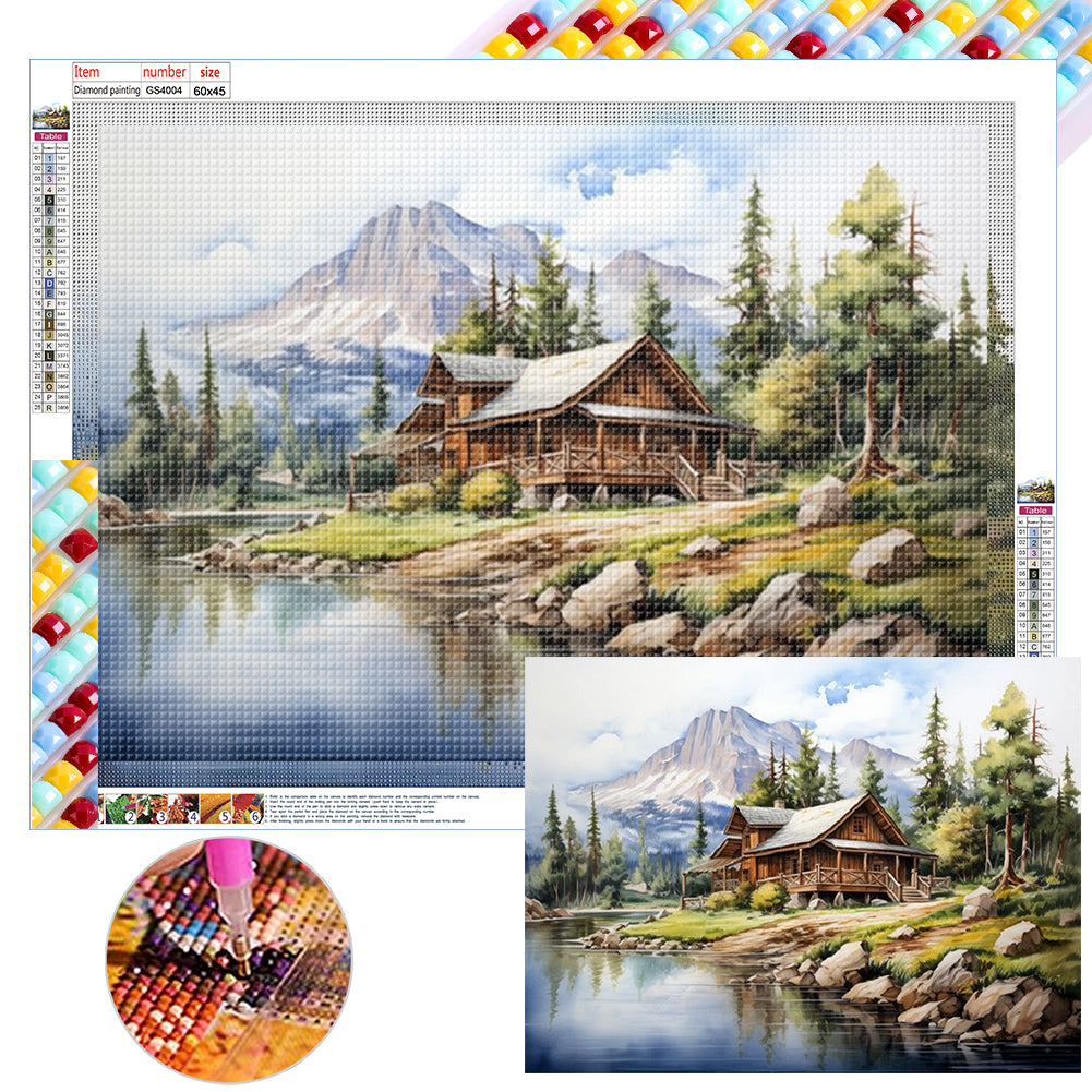 Diamond Painting - Full Square - country house (45*60CM)