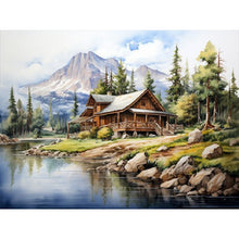 Load image into Gallery viewer, Diamond Painting - Full Square - country house (45*60CM)