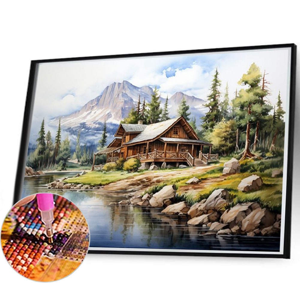 Diamond Painting - Full Square - country house (45*60CM)