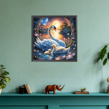 Load image into Gallery viewer, Diamond Painting - Full Round - swan (30*30CM)