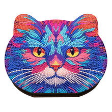 Load image into Gallery viewer, Wood Diamond Painting Jewelry Box Kit for Rings Necklace Organizer (Cat Head)