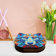 Load image into Gallery viewer, Wood Diamond Painting Jewelry Box Kit for Rings Necklace Organizer (Wolf Head)