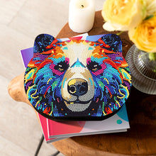Load image into Gallery viewer, Wood Diamond Painting Jewelry Box Kit for Rings Necklace Organizer (Bear Head)