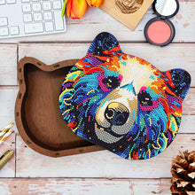Load image into Gallery viewer, Wood Diamond Painting Jewelry Box Kit for Rings Necklace Organizer (Bear Head)