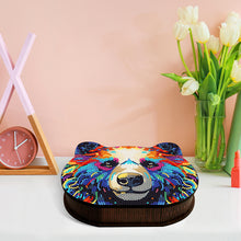 Load image into Gallery viewer, Wood Diamond Painting Jewelry Box Kit for Rings Necklace Organizer (Bear Head)