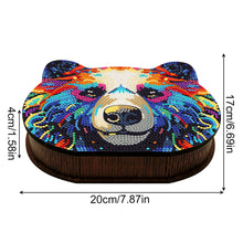 Load image into Gallery viewer, Wood Diamond Painting Jewelry Box Kit for Rings Necklace Organizer (Bear Head)
