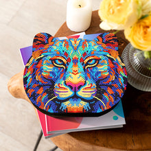 Load image into Gallery viewer, Wood Diamond Painting Jewelry Box Kit for Rings Necklace Organizer (Tiger Head