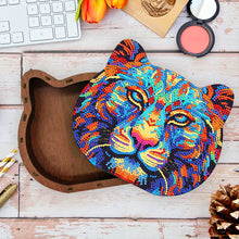 Load image into Gallery viewer, Wood Diamond Painting Jewelry Box Kit for Rings Necklace Organizer (Tiger Head