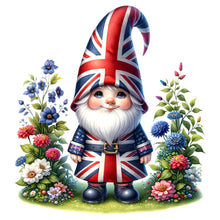 Load image into Gallery viewer, Diamond Painting - Full Round - garden gnome (30*30CM)
