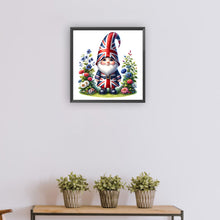 Load image into Gallery viewer, Diamond Painting - Full Round - garden gnome (30*30CM)