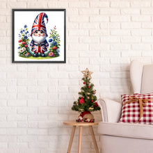 Load image into Gallery viewer, Diamond Painting - Full Round - garden gnome (30*30CM)