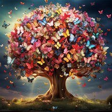 Load image into Gallery viewer, Diamond Painting - Full Square - butterfly tree (40*40CM)