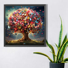 Load image into Gallery viewer, Diamond Painting - Full Square - butterfly tree (40*40CM)