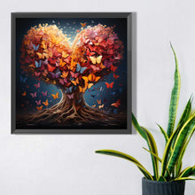 Load image into Gallery viewer, Diamond Painting - Full Square - butterfly tree (40*40CM)