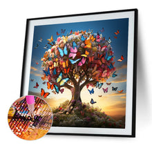 Load image into Gallery viewer, Diamond Painting - Full Square - butterfly tree (40*40CM)
