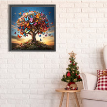 Load image into Gallery viewer, Diamond Painting - Full Square - butterfly tree (40*40CM)