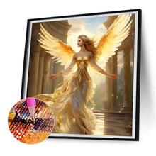 Load image into Gallery viewer, Diamond Painting - Full Round - angel girl (30*30CM)