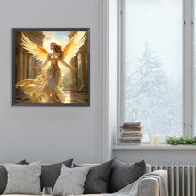 Load image into Gallery viewer, Diamond Painting - Full Round - angel girl (30*30CM)