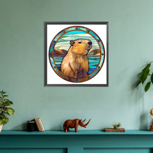 Load image into Gallery viewer, Diamond Painting - Full Round - capibala glass painting (30*30CM)