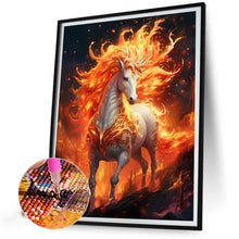 Load image into Gallery viewer, Diamond Painting - Full Round - fire horse (40*50CM)