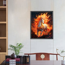 Load image into Gallery viewer, Diamond Painting - Full Round - fire horse (40*50CM)