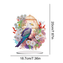 Load image into Gallery viewer, Acrylic Flowers Bird Cage Diamond Painting Tabletop Ornamen for Office Decor