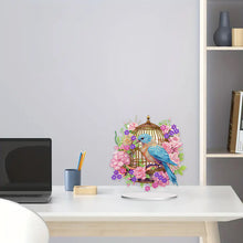 Load image into Gallery viewer, Acrylic Flowers Bird Cage Diamond Painting Tabletop Ornamen for Office Decor