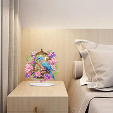 Load image into Gallery viewer, Acrylic Flowers Bird Cage Diamond Painting Tabletop Ornamen for Office Decor