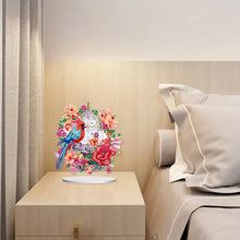 Load image into Gallery viewer, Acrylic Flowers Bird Cage Diamond Painting Tabletop Ornamen for Office Decor