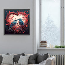 Load image into Gallery viewer, Diamond Painting - Full Round - love for birds (30*30CM)