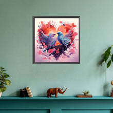 Load image into Gallery viewer, Diamond Painting - Full Round - love for birds (30*30CM)