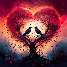 Load image into Gallery viewer, Diamond Painting - Full Round - love for birds (30*30CM)