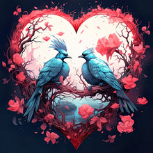 Load image into Gallery viewer, Diamond Painting - Full Round - love for birds (30*30CM)